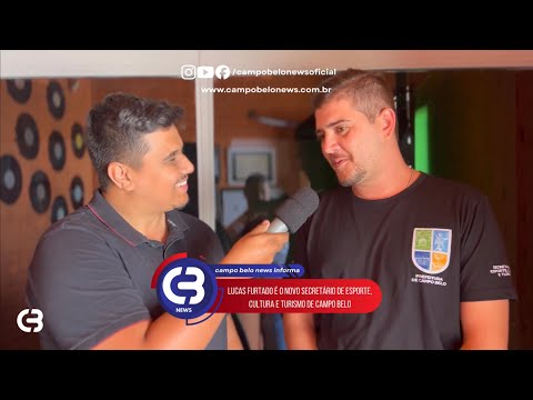 Lucas Furtado, novo Secretário de Esporte, Cultura e Turismo, fala ao Campo Belo News! Confira.