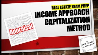 Real Estate Math Video #14 - Capitalization Rate Real Estate (Cap Rate) | Real Estate Exam Prep
