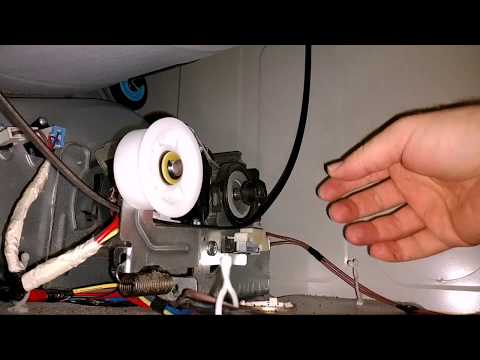 Samsung Dryer Belt Tensioner Replace due to Squeaking from Locked Bearing Model#DV45H7000EW/A2