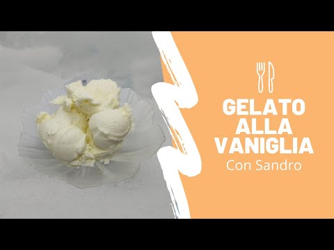 Gelato Artigianale sano e naturale alla vaniglia senza gelatiera ma mantecato nella neve