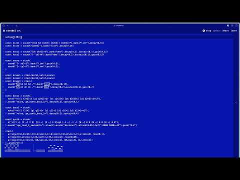 New Order - Blue Monday (Strudel REPL)