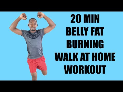 20 Minute Easy Walk at Home Exercise for Weight Loss 200 Calories