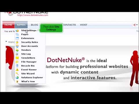 How to change the registration options in DotNetNuke