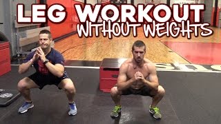 Leg Workout without Weights | 6 Exercises for Strong Legs