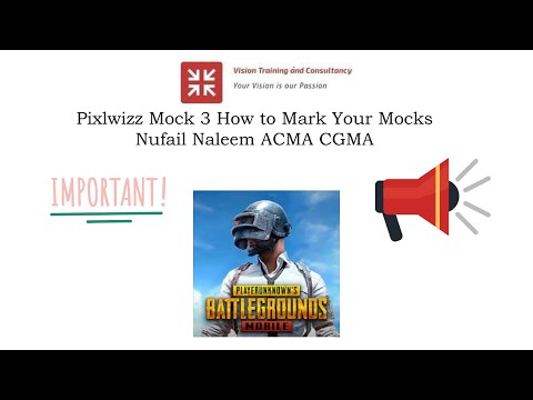 Pixlwizz Mock 3 CIMA SCS November Feb 21 22 Marking Your Own Script #cima #cgma #flp #aicpa