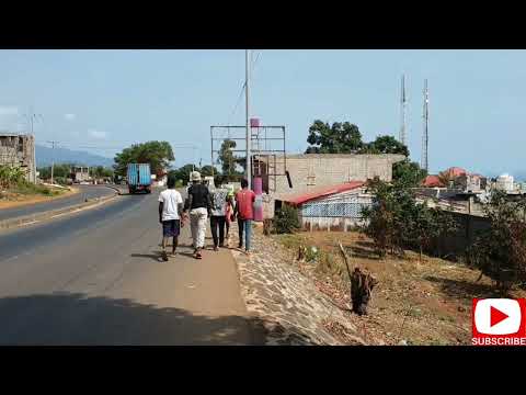 Walking From Sussex  To The BawBaw Community(Via The Goderich Peninsular Highway)In Sierra Leone!