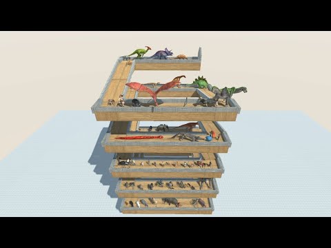 APE DEFENSE TOWER vs Faction Teams from ALL UNITS Animal Revolt Battle Simulator