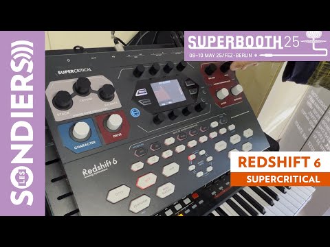 SUPERCRITICAL REDSHIFT 6 : synthé polyphonique 6 voix (et un gros son) - SUPERBOOTH 2025