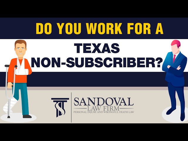 Injured Working for a Non-Subscriber? This is not your typical Texas Workers’ Comp Case!