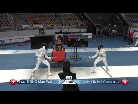 2022 95 T64 16 F E Individual Cairo EGY GP RED LIN HKG vs KONG HKG