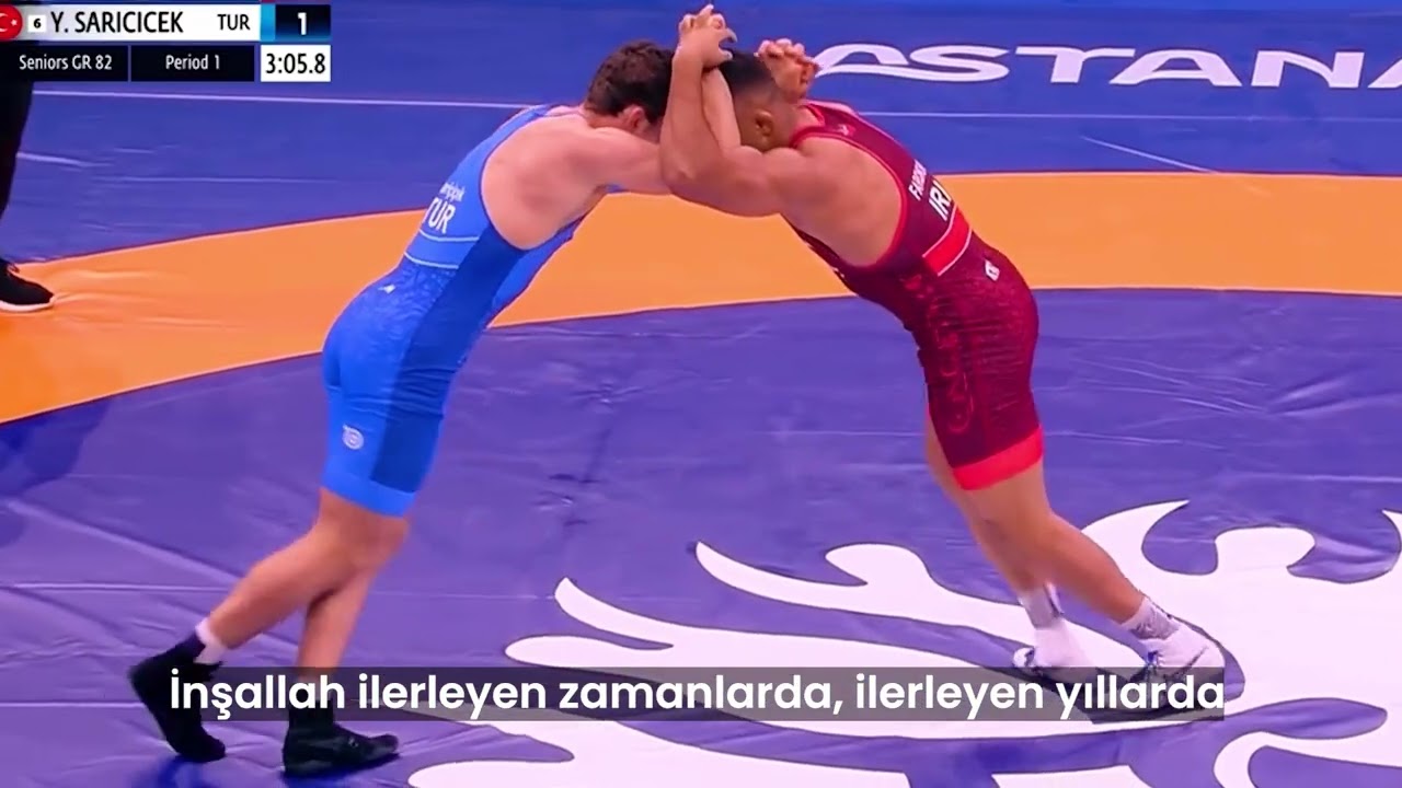 ASKİ Sporlu Milli Güreşçi Yüksel Sarıçiçek Dünya İkincisi Oldu.