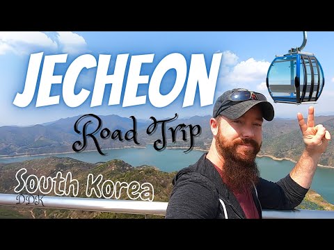 Jecheon Trip - Teleférico, macarrão frio e visita ao mercado 제천 청품호케이블카