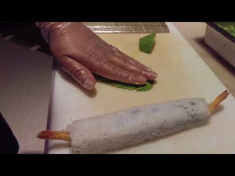 How to make dragon sushi roll