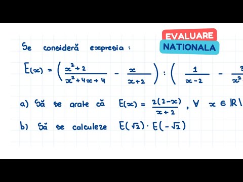 Expresii algebrice [1] - recapitulare Evaluare Nationala 2024