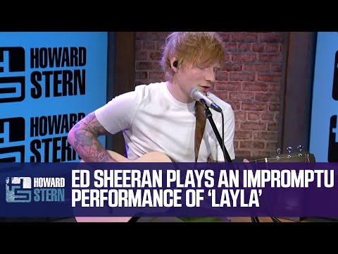 Ed Sheeran Says Clapton’s “Layla” Inspired Him to Be a Musician Before Playing a Bit of the Song