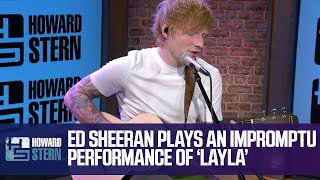Ed Sheeran Says Clapton’s “Layla” Inspired Him to Be a Musician Before Playing a Bit of the Song