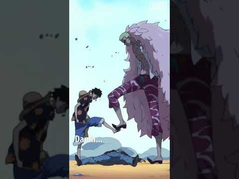 Conqueror's Haki Clash. LUFFY VS DOFLAMINGO #shorts