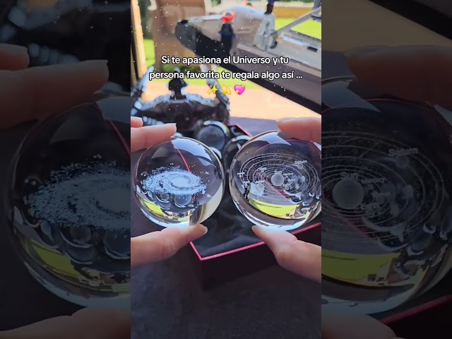 Vídeo relacionado con ZRENJHUS Bola de cristal de hada de luna de 60 mm, bola decorativa de cristal, decoración 3D, luz nocturna, regalos para niñas y mujeres, amantes de las hadas con base de luz