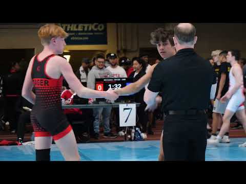 FS Quarterfinal - Michael Zager of Frankfort [R] v Robert Martinelli of Elmhurst [B] (134-135)