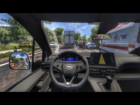 OPEL COMBO 2024 - ETS2 - HUNGARY MAP - GAMEPLAY - CAR MOD - CrashedGamer - 2024