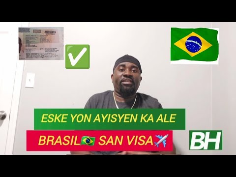 MANY HAITIANS🇭🇹 NEED TO GO TO BRAZIL 🇧🇷WITHOUT A VISA BUT HOW CAN A HAITIAN GO TO BRAZIL WITHOUT ...