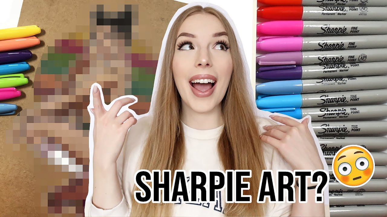 MAKING ART WITH SHARPIES? Is It Even Possible?