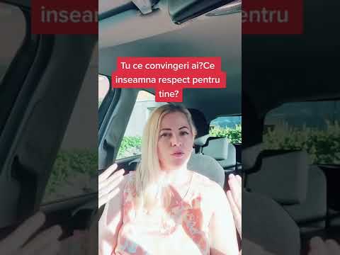 Tu ce convingeri ai?Ce inseamna respect pentru tine?#convingeri#relatii #reguli #persoane #valori
