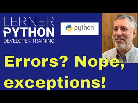 Intro to Python exceptions