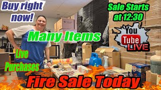 Live Fire Sale- buy Direct from me - Trinket Boxes, Clothing, Amazon over Stock and much more!