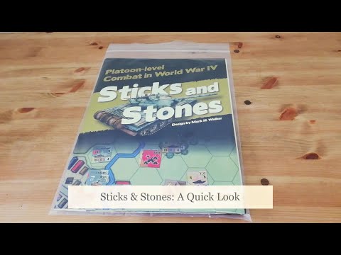 Sticks & Stones (Tiny Battle Publishing) Unbagging - Diagonal Move - YouTube