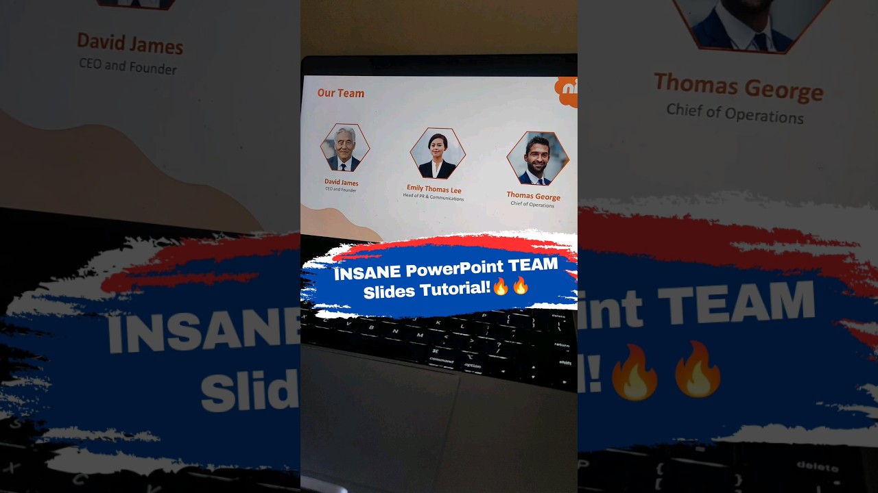 EASIER Way to Make Team Slides in PowerPoint #tutorial #powerpoint #powerpointtutorial #design