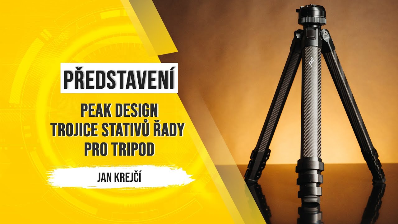 YouTube video - Představujeme vám trojici nových stativů Peak Design!