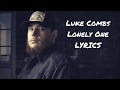 Luke Combs - Lonely One LYRICS