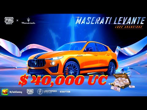 The Maserati Super Sports Car Spending $40,000 UC 🔥 | PUBG MOBILE ❤️ |