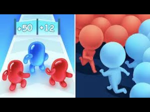 Blob Runner 3D vs Count Master Speedrun All Levels Gameplay