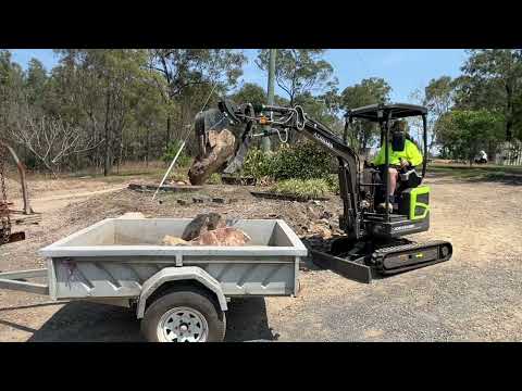 Achilles A16SE mini excavator