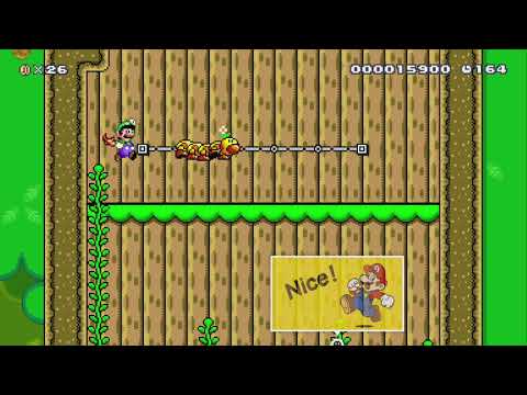3-4 - The Great Hollow Tree by Ohara - Super Mario Maker 2 - No Commentary 1bu