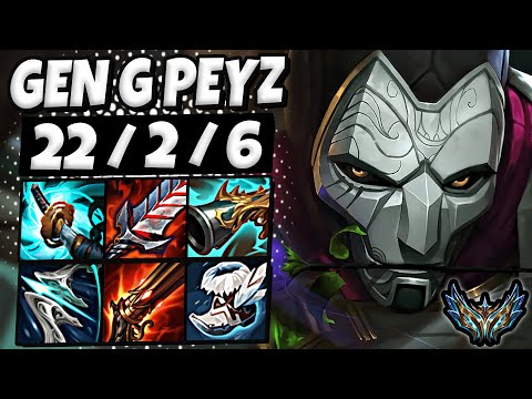 Jhin vs Caitlyn ADC [ Gen G Peyz ] Patch 13.24 Korea Challenger ✅
