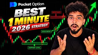 Pocket Option | Best 1 Minute Strategy for Pocket Option 🔥 | Pocket Option Trading Strategy