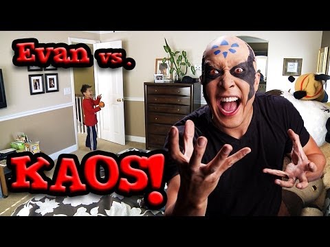 Skylanders' KAOS Scares Evan from EvanTubeHD! Halloween SPECIAL! Video