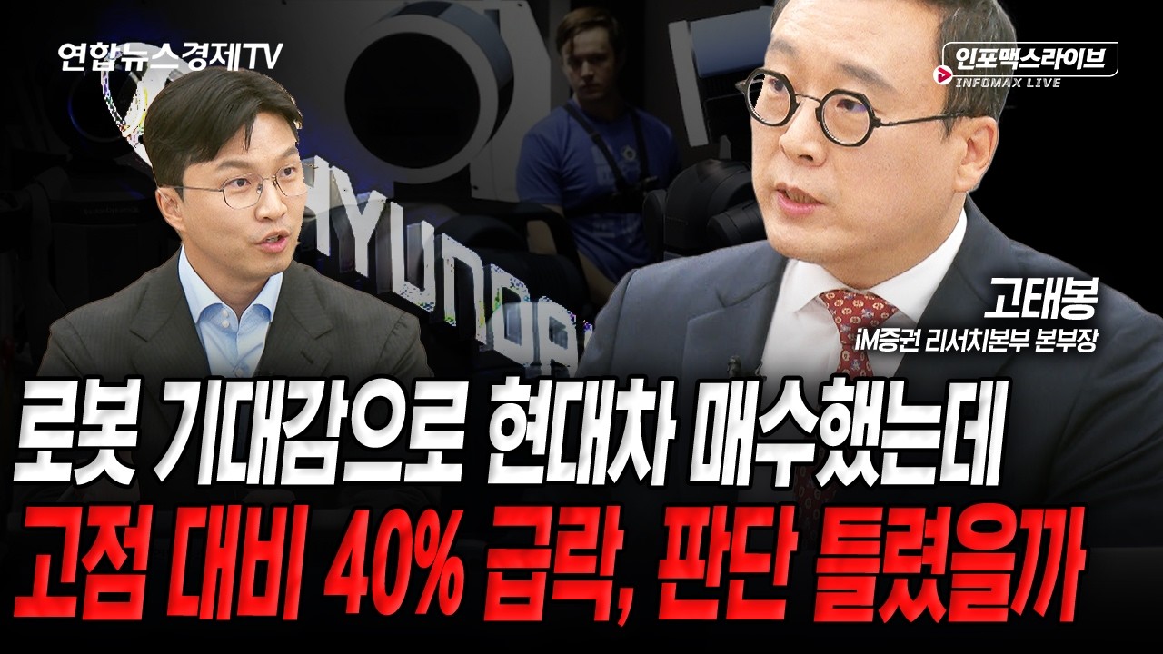 힘잃은 현대차...반전은 어려울까? (고태봉) | 인포맥스라이브 2026년 6월 22일 방송