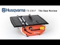 Плиткорез Husqvarna TS 230 F - видео №1