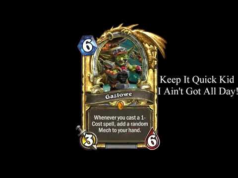 Voice Impressions: Hearthstone: Gazlowe Voice Line