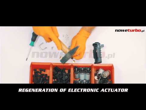 How to repair garrett electronic hella actuator 6NW008412 6NW009550 6NW009228