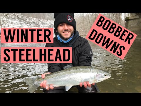 WINTER STEELHEAD BOBBER DOWNS ROCKY RIVER - January 2021 - Jigs & Spawn Sacs