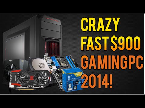 BUILD A CRAZY FAST $900 GAMING PC January 2015!