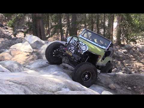 Steve's 1975 Jeep CJ5 up and down and up the stairs on Slick Rock Road (7N17)