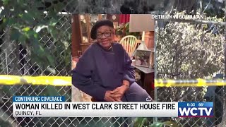 Woman killed in West Clark Street house fire Monday night in Quincy, firefighters say