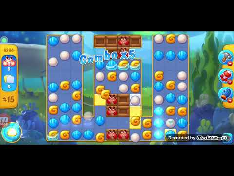 fishdom gameplay / level 6254  / It is like the ads? / thank you 피쉬돔 / 모바일 게임 / 중독성 있는 게임