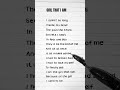 Girl That I Am - Ella Bright (Lyrics)